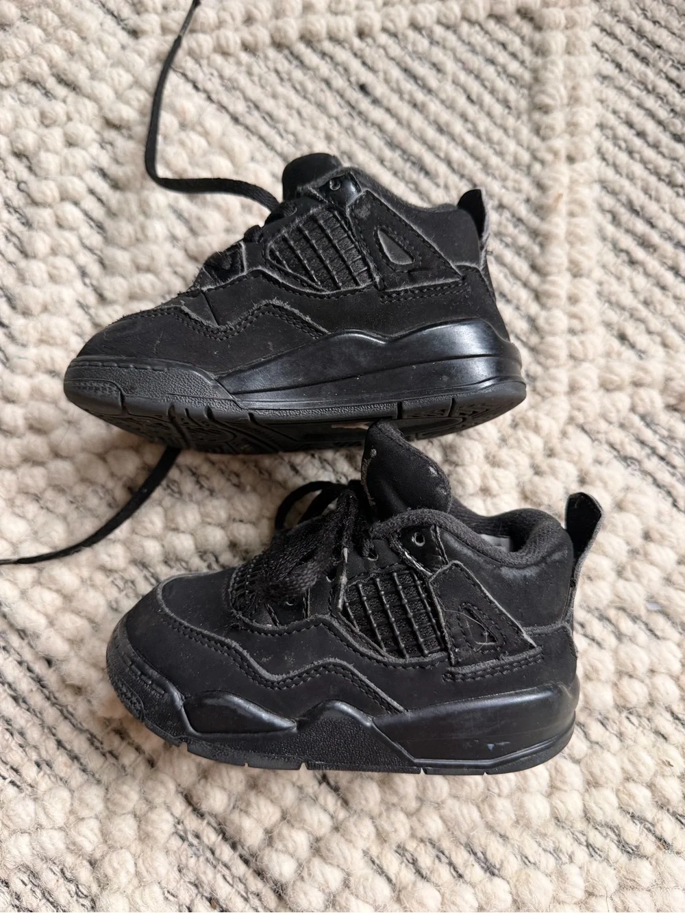Nike Kids Black Jumpman Basketball Sneakers